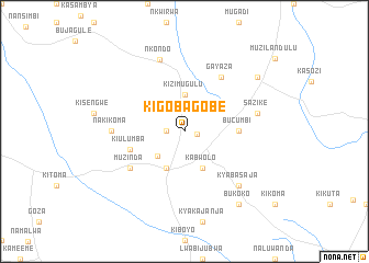 map of Kigobagobe