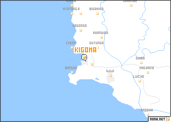 map of Kigoma