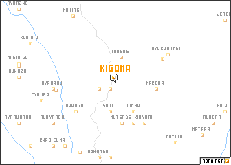 map of Kigoma