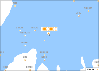 map of Kigombe