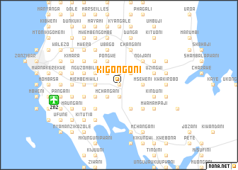 map of Kigongoni