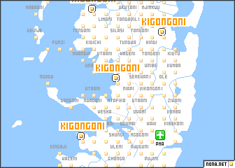 map of Kigongoni