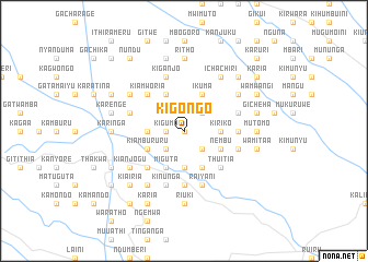 map of Kigongo