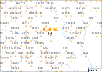 map of Kigongo