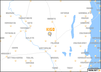 map of Kigo
