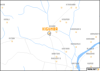 map of Kigumba