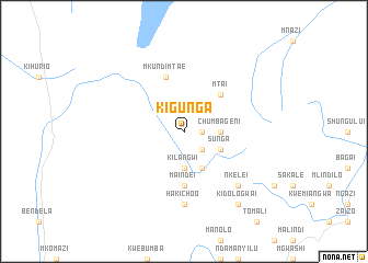 map of Kigunga