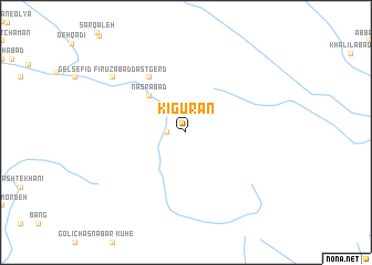 map of Kīgūrān