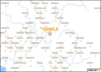 map of Kigwele