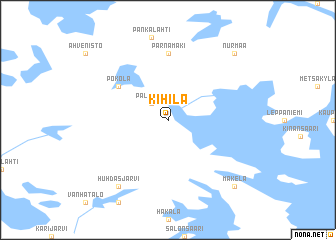 map of Kihilä