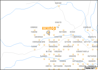 map of Kihingo