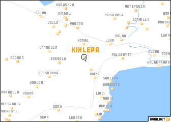 map of Kihlepa