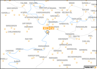 map of Kiho-ri