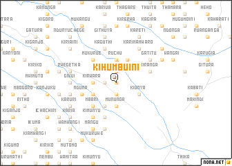 map of Kihumbuini