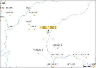 map of Kihungwe