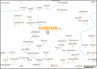 map of Kiigevere