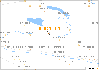 map of Kiikan-illo