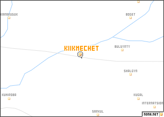 map of Kiik-Mechetʼ