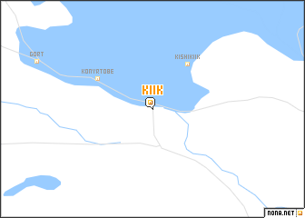 map of Kiik