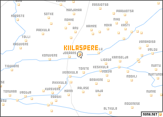 map of Kiilaspere