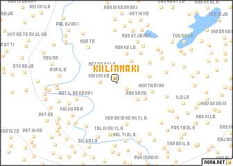 map of Kiilinmäki