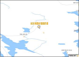 map of Kiimavaara