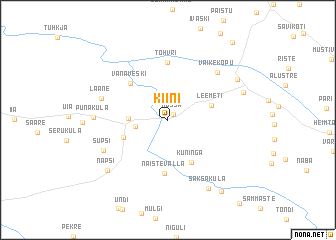 map of Kiini