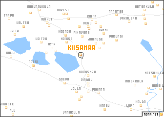 map of Kiisamaa