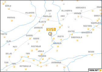 map of Kiisa