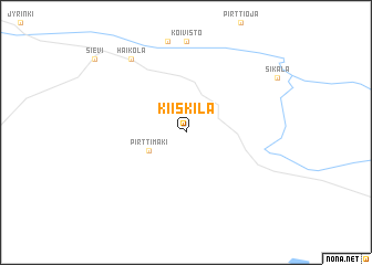 map of Kiiskilä