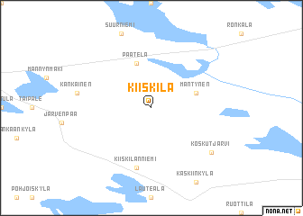 map of Kiiskilä