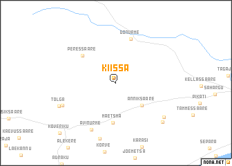 map of Kiissa