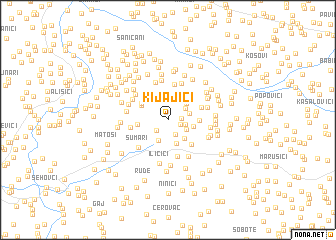 map of Kijajići