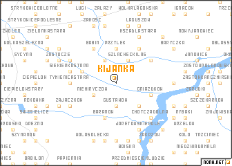 map of Kijanka