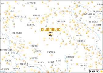 map of Kijanovići