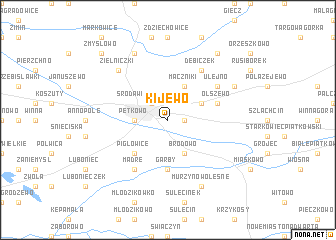 map of Kijewo