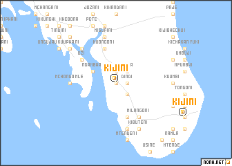 map of Kijini