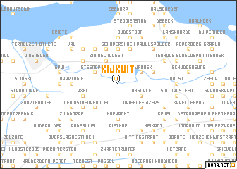 map of Kijkuit