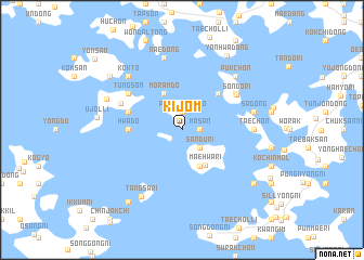 map of Kijŏm