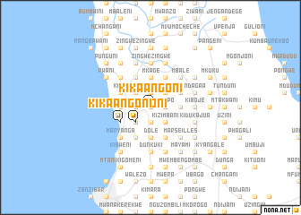 map of Kikaangoni