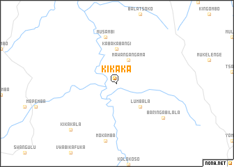 map of Kikaka