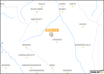 map of Kikama