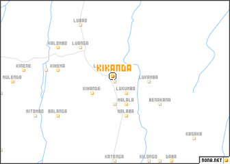 map of Kikanda