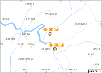 map of Kikandji