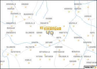 map of Kikandwa