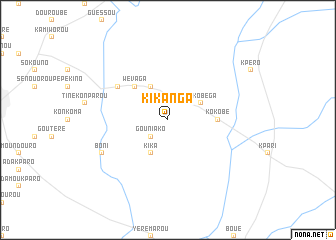 map of Kikanga