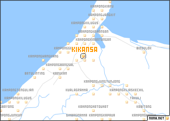 map of Kikansa