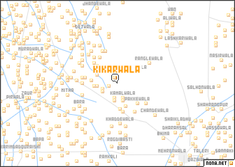 map of Kīkarwāla