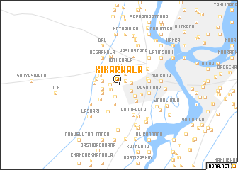 map of Kikarwāla