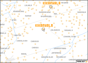 map of Kikarwāla